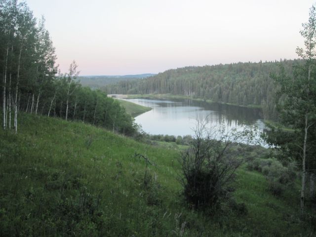 Looking SE down to lake from West side